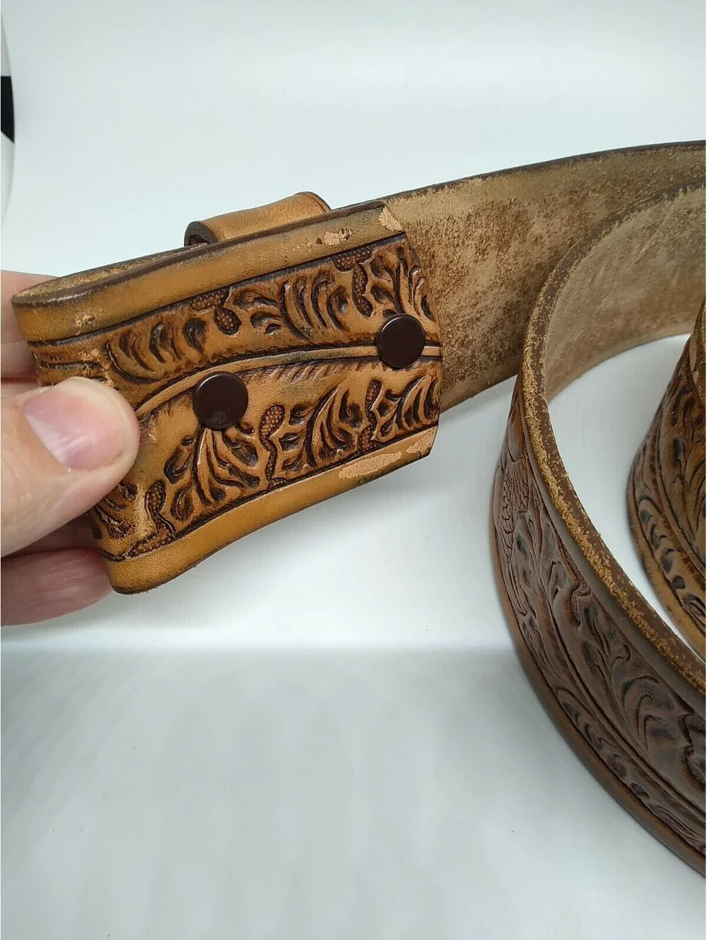 Genuine Cowhide Belt Size 38 Unused With No Buckle 043